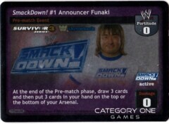 SmackDown! #1 Announcer Funaki (Throwback) (SS3) Foil